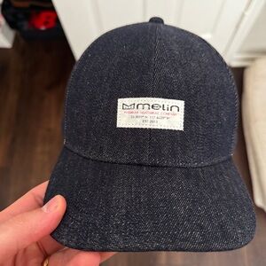 Melin Dark Blue thermal a game hat